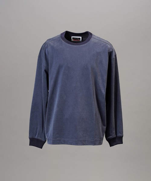 MAISON SPECIAL(メゾンスペシャル)の「《UNISEX》フィブリルキュプラプライムオーバーロングスリーブTシャツ/Fibrillated Cupro Prime-Over Long-sleeved T-shirt【MAISON SPECIAL/メゾンスペシャル】(Tシャツ/カットソー・メンズ・ブラック/ネイビー・1/2/0)」の12枚目の写真