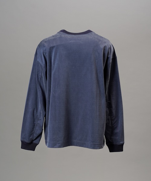 MAISON SPECIAL(メゾンスペシャル)の「《UNISEX》フィブリルキュプラプライムオーバーロングスリーブTシャツ/Fibrillated Cupro Prime-Over Long-sleeved T-shirt【MAISON SPECIAL/メゾンスペシャル】(Tシャツ/カットソー・メンズ・ブラック/ネイビー・1/2/0)」の14枚目の写真
