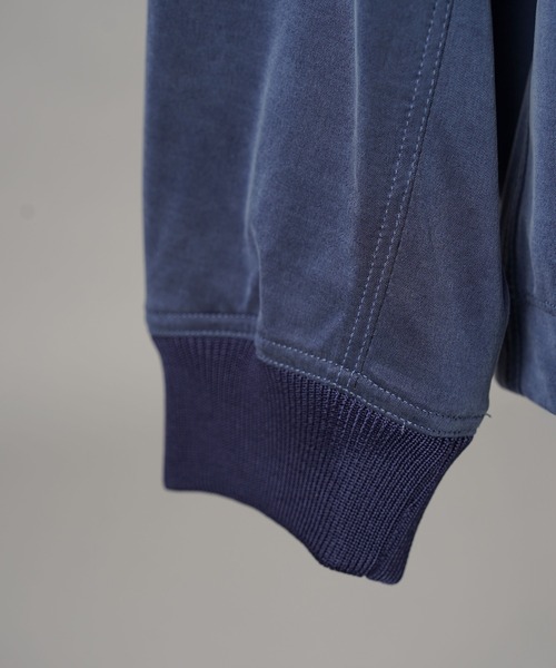 MAISON SPECIAL(メゾンスペシャル)の「《UNISEX》フィブリルキュプラプライムオーバーロングスリーブTシャツ/Fibrillated Cupro Prime-Over Long-sleeved T-shirt【MAISON SPECIAL/メゾンスペシャル】(Tシャツ/カットソー・メンズ・ブラック/ネイビー・1/2/0)」の16枚目の写真