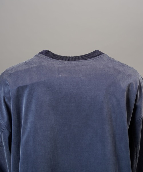 MAISON SPECIAL(メゾンスペシャル)の「《UNISEX》フィブリルキュプラプライムオーバーロングスリーブTシャツ/Fibrillated Cupro Prime-Over Long-sleeved T-shirt【MAISON SPECIAL/メゾンスペシャル】(Tシャツ/カットソー・メンズ・ブラック/ネイビー・1/2/0)」の17枚目の写真