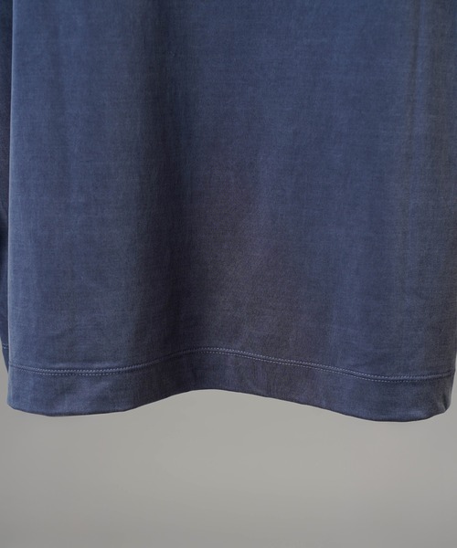 MAISON SPECIAL(メゾンスペシャル)の「《UNISEX》フィブリルキュプラプライムオーバーロングスリーブTシャツ/Fibrillated Cupro Prime-Over Long-sleeved T-shirt【MAISON SPECIAL/メゾンスペシャル】(Tシャツ/カットソー・メンズ・ブラック/ネイビー・1/2/0)」の18枚目の写真