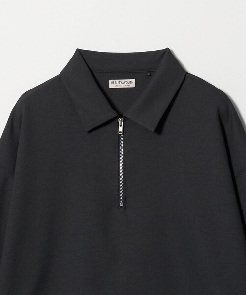 BEAUTY&YOUTH UNITED ARROWS(ビューティーアンドユースユナイテッドアローズ)の「FUSION TWILL ハーフジップ カットソー UVカット タテヨコストレッチ(Tシャツ/カットソー・メンズ・ホワイト/ダークグレー・L/M/S/XL)」の8枚目の写真