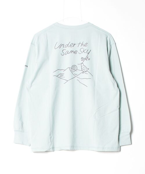 Columbia(コロンビア)の「コロンビア Columbia WsマーティンフォールズグラフィックロングスリーブTシャツ(Tシャツ/カットソー・レディース・ホワイト/ダークブラウン/グリーン・S/L/XL/M)」の4枚目の写真