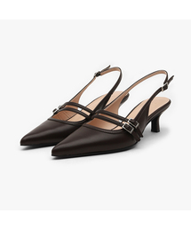SAPPUN | ルシエ バックルストラップスリングバックヒール (5cm)(サンダル)