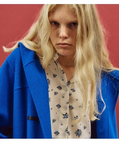 LE CIEL BLEU(ルシェルブルー)の「フローラルダブルボタンブラウス / Floral Double Button Blouse(シャツ/ブラウス・レディース・ブラック/ホワイト・36)」の14枚目の写真