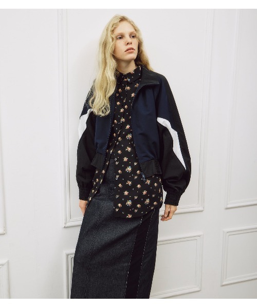 LE CIEL BLEU(ルシェルブルー)の「フローラルダブルボタンブラウス / Floral Double Button Blouse(シャツ/ブラウス・レディース・ブラック/ホワイト・36)」の17枚目の写真