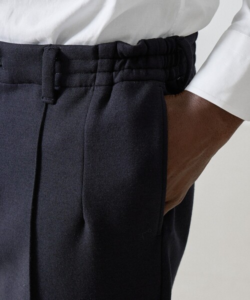DESIGNWORKS(デザインワークス)の「【セットアップ対応】ウールポンチ ピンタックパンツ / ストレッチ(スラックス・メンズ・カーキ/ダークネイビー・44/46/48/50/52)」の13枚目の写真