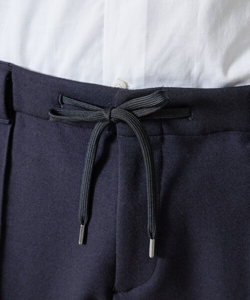 DESIGNWORKS(デザインワークス)の「【セットアップ対応】ウールポンチ ピンタックパンツ / ストレッチ(スラックス・メンズ・カーキ/ダークネイビー・44/46/48/50/52)」の12枚目の写真