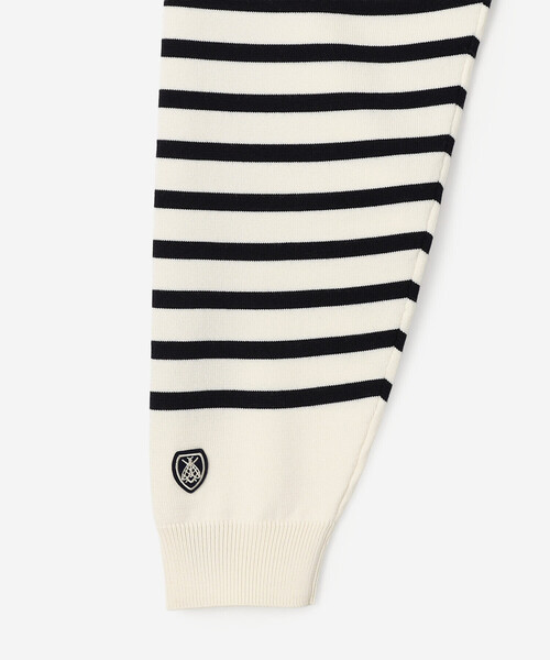 ORCIVAL(オーシバル)の「ORCIVAL | プレーティング ストライプセーラ―カラープルオーバー WOMEN(ニット/セーター・レディース・グリーン系その他/ホワイト系その他5・1)」の7枚目の写真