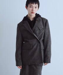 CODE A（コードエー）の「soft nep convertible jacket（テーラードジャケット）」