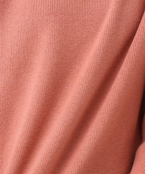 MK MICHEL KLEIN（エムケーミッシェルクラン）の「[洗える]片畦編みラグランスリーブニット（ニット/セーター・レディース・コーラル/アイボリー/ブルー/グレー・38）」の5枚目の写真
