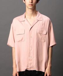 MONKEY TIME | ＜monkey time＞ レーヨンツイル オープンカラー ワイド シャツ(シャツ/ブラウス)