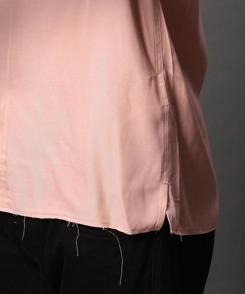 MONKEY TIME（モンキータイム）の「＜monkey time＞ レーヨンツイル オープンカラー ワイド シャツ（シャツ/ブラウス・メンズ・ブラック/ピンク・SMALL/X-LARGE/MEDIUM/LARGE）」の12枚目の写真