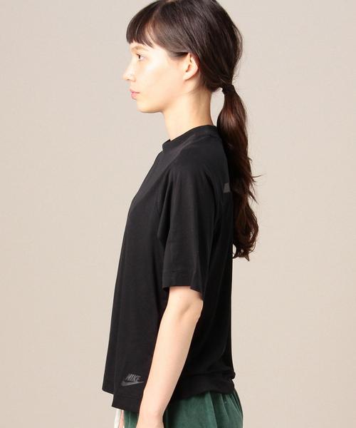 NIKE（ナイキ）の「＜NIKE＞バックギャザーTシャツ◆（Tシャツ/カットソー・レディース・ホワイト/ブラック・MEDIUM）」の5枚目の写真