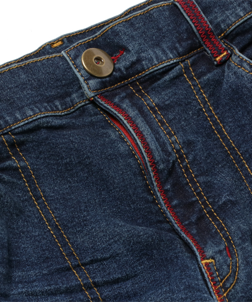 BOOFOOWOO（ブーフーウー）の「デニムジョッパーズパンツ（デニムパンツ・キッズ・インディゴブルー・150/140）」の3枚目の写真