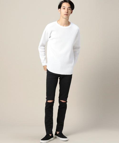 CHEAP MONDAY（チープマンデイ）の「＜CHEAP MONDAY（チープマンデー）＞ CUT GREY/パンツ◆（その他パンツ・メンズ・ブラック・30inch/28inch/32inch）」の5枚目の写真