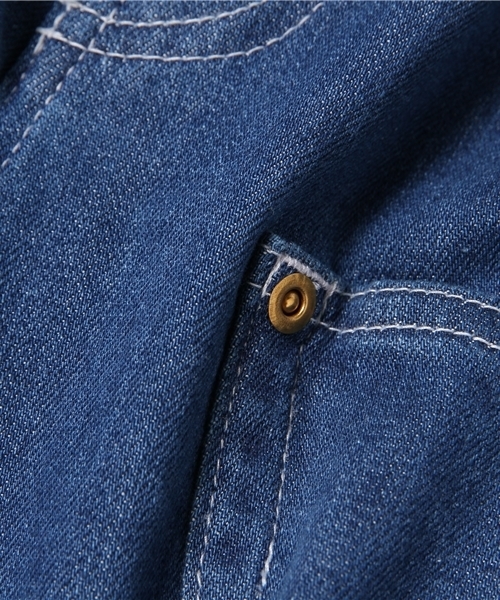 mercibeaucoup,（メルシーボークー）の「Ｂ：うしろまえデニム（デニムパンツ・メンズ・ブルー/ネイビー・03/04）」の6枚目の写真