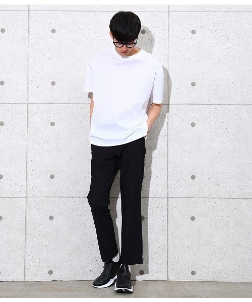 ADAM ET ROPE'(アダムエロペ)の「SOLID ALBERTO【ONLY T】(Tシャツ/カットソー・メンズ・ダークブラウン/ブラック/ネイビー/ホワイト・M/S/L)」の14枚目の写真