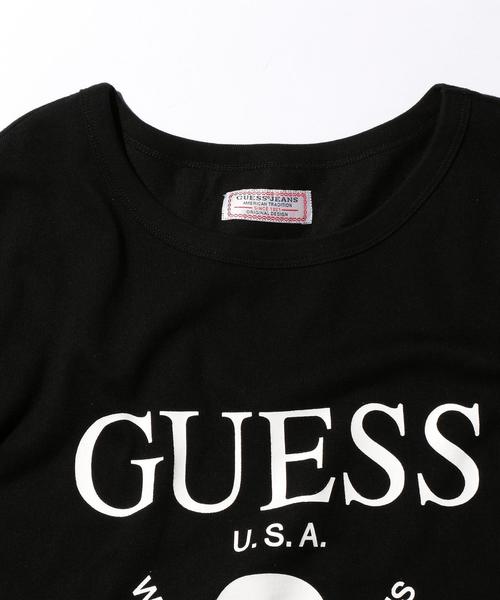 Guess（ゲス）の「＜GUESS Originals＞ LOGO TEE SS/Tシャツ（Tシャツ/カットソー・メンズ・ブラック・LARGE/MEDIUM/SMALL）」の3枚目の写真