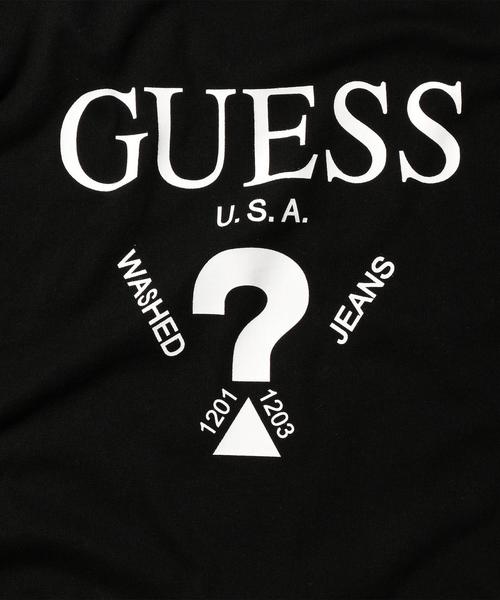 Guess（ゲス）の「＜GUESS Originals＞ LOGO TEE SS/Tシャツ（Tシャツ/カットソー・メンズ・ブラック・LARGE/MEDIUM/SMALL）」の6枚目の写真