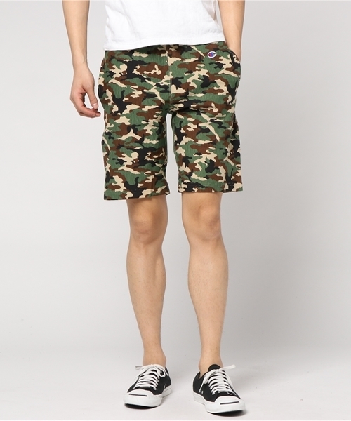 Champion（チャンピオン）の「【CHAMPION】REVERSE WEAVE プリントショーツ（その他パンツ・メンズ・ブラック/アーミー/スミクロ/グレー・X-LARGE/LARGE/MEDIUM）」の4枚目の写真