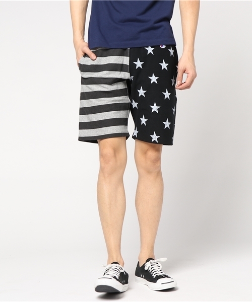 Champion（チャンピオン）の「【CHAMPION】REVERSE WEAVE プリントショーツ（その他パンツ・メンズ・ブラック/アーミー/スミクロ/グレー・X-LARGE/LARGE/MEDIUM）」の3枚目の写真