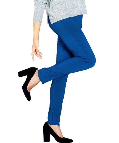 GeeRA（ジーラ）の「美脚シルエットストレッチスキニーパンツ（その他パンツ・レディース・ホワイト/ホワイト系その他2/ホワイト系その他/ブラック系その他2/レッド/ブラック系その他/ブラック/カーキ/ブルー/その他1/ブラック系その他4/ベージュ/ドット/ブルー系その他/ネイビー/グリーン/パープル/ブラック系その他3・SMALL/X-LARGE/LARGE/MEDIUM/XX-LARGE/XXX-LARGE/XXXX-LARGE）」の13枚目の写真