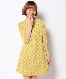 BEAMS BOY | Les Olivades×BEAMS BOY / ボートネック 7分袖ワンピース(ワンピース)