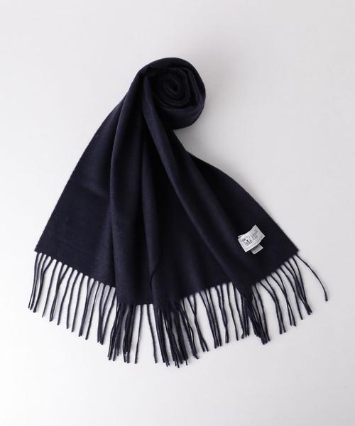 Johnstons of Elgin（ジョンストンズオブエルガン）の「＜JOHNSTONS（ジョンストンズ）＞ CASHMERE  MUFF SOLID/マフラー ◆（マフラー・メンズ・ブラック/グレー/ブラウン/ライトピンク/ネイビー・ONE）」の4枚目の写真