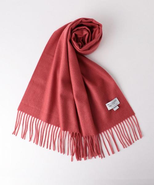 Johnstons of Elgin（ジョンストンズオブエルガン）の「＜JOHNSTONS（ジョンストンズ）＞ CASHMERE  MUFF SOLID/マフラー ◆（マフラー・メンズ・ブラック/グレー/ブラウン/ライトピンク/ネイビー・ONE）」の5枚目の写真