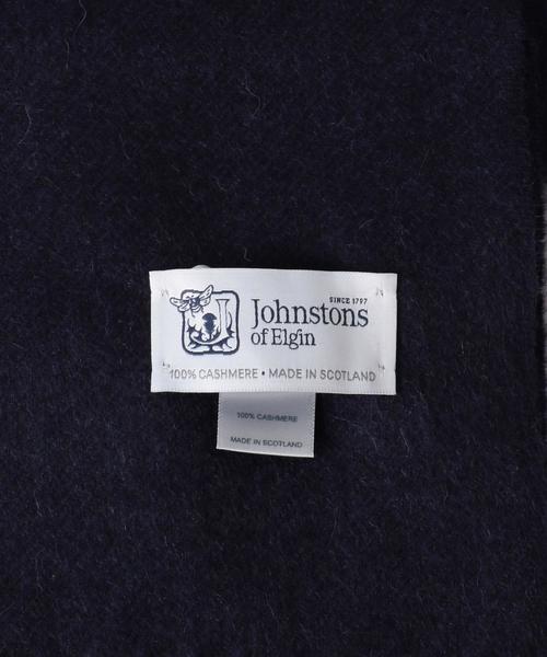 Johnstons of Elgin（ジョンストンズオブエルガン）の「＜JOHNSTONS（ジョンストンズ）＞ CASHMERE  MUFF SOLID/マフラー ◆（マフラー・メンズ・ブラック/グレー/ブラウン/ライトピンク/ネイビー・ONE）」の7枚目の写真