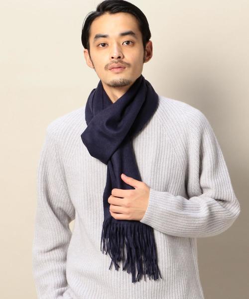 Johnstons of Elgin（ジョンストンズオブエルガン）の「＜JOHNSTONS（ジョンストンズ）＞ CASHMERE  MUFF SOLID/マフラー ◆（マフラー・メンズ・ブラック/グレー/ブラウン/ライトピンク/ネイビー・ONE）」の10枚目の写真