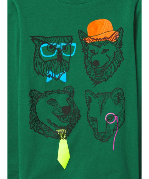 GAP(ギャップ)の「Gap グラフィック長袖Tシャツ(Tシャツ/カットソー・キッズ・グリーン系その他/ネイビー/オフホワイト・XL/L/XS/XXL/M/S)」の4枚目の写真
