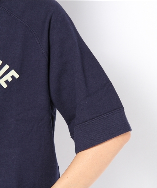 coen（コーエン）の「【10/20発売リンネル掲載アイテム】裏起毛カレッジプリントプルオーバー（スウェット・レディース・グレー/ネイビー・フリー）」の6枚目の写真