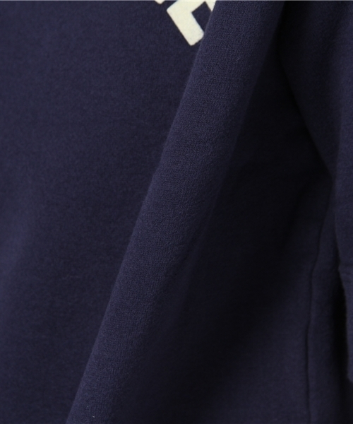 coen（コーエン）の「【10/20発売リンネル掲載アイテム】裏起毛カレッジプリントプルオーバー（スウェット・レディース・グレー/ネイビー・フリー）」の8枚目の写真