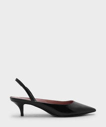 スリングバックキトンヒール / SLING BACK KITTEN HEELS
