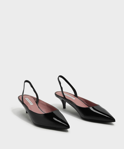 CHARLES & KEITH（チャールズ & キース）の「スリングバックキトンヒール / SLING BACK KITTEN HEELS（パンプス・レディース・ブラック/グリーン/ピンク・22.5cm/23.5cm/23cm/24.5cm/25cm/25.5cm）」の19枚目の写真