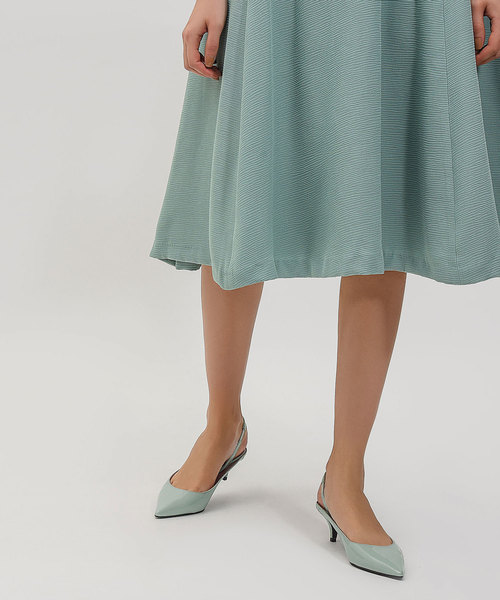 CHARLES & KEITH（チャールズ & キース）の「スリングバックキトンヒール / SLING BACK KITTEN HEELS（パンプス・レディース・ブラック/グリーン/ピンク・22.5cm/23.5cm/23cm/24.5cm/25cm/25.5cm）」の14枚目の写真
