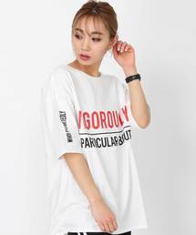 ENVYM | バッククロスデザインＴ－ＳＨ                        (Tシャツ/カットソー)