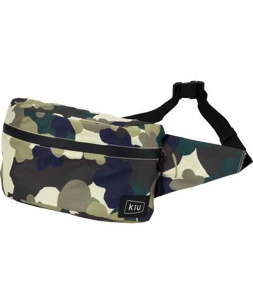 KiU（キウ）の「ウォータープルーフボディバッグミニ【1】（ボディバッグ/ウエストポーチ・レディース・カーキ/ピンク/グリーン/サンドベージュ/ダークブルー/ブルー系その他/ブラック系その他2/ブラック/ブラック系その他・FREE）」の7枚目の写真