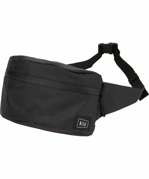 KiU（キウ）の「ウォータープルーフボディバッグミニ【1】（ボディバッグ/ウエストポーチ・レディース・カーキ/ピンク/グリーン/サンドベージュ/ダークブルー/ブルー系その他/ブラック系その他2/ブラック/ブラック系その他・FREE）」の2枚目の写真