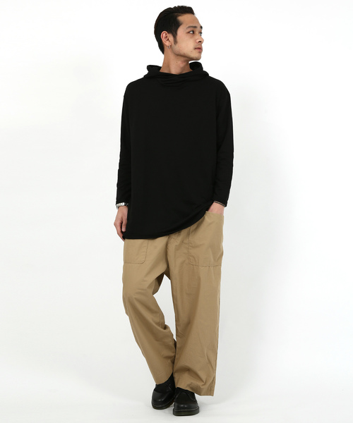 Rocky Monroe(ロッキーモンロー)の「ロング丈BIGパーカー(パーカー・メンズ・ホワイト/杢グレー/ブラック・M/L/XL)」の14枚目の写真
