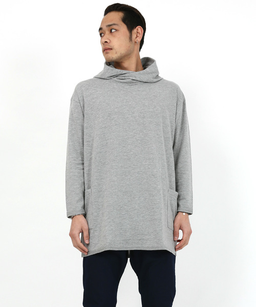 Rocky Monroe(ロッキーモンロー)の「ロング丈BIGパーカー(パーカー・メンズ・ホワイト/杢グレー/ブラック・M/L/XL)」の18枚目の写真
