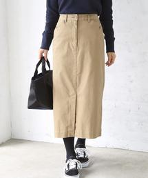 coen | ストレッチロングタイトスカート(スカート)