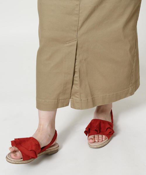 coen（コーエン）の「ストレッチロングタイトスカート（スカート・レディース・ベージュ/ネイビー・SMALL/MEDIUM/LARGE）」の18枚目の写真