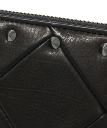 スタッズ付き黒長財布 LOUIS VUITTON ルイ・ヴィトン 二つ折り長財布 LV