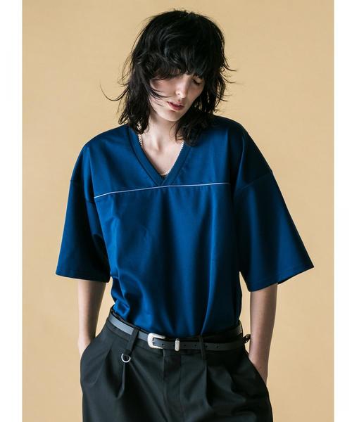 MONKEY TIME（モンキータイム）の「＜monkey time＞  BACK/GGRN HOCKEY TEE/ホッケーシャツ（Tシャツ/カットソー・メンズ・ネイビー/パープル・MEDIUM/LARGE/SMALL）」の12枚目の写真