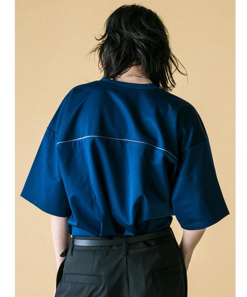 MONKEY TIME（モンキータイム）の「＜monkey time＞  BACK/GGRN HOCKEY TEE/ホッケーシャツ（Tシャツ/カットソー・メンズ・ネイビー/パープル・MEDIUM/LARGE/SMALL）」の9枚目の写真