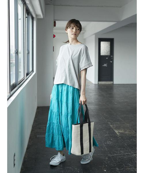 AMERICAN HOLIC（アメリカンホリック）の「・プリーツ袖プルオーバー（Tシャツ/カットソー・レディース・ブラック/オフホワイト/杢グレー・FREE）」の13枚目の写真