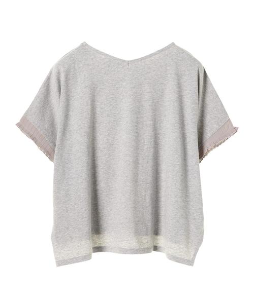 AMERICAN HOLIC（アメリカンホリック）の「・プリーツ袖プルオーバー（Tシャツ/カットソー・レディース・ブラック/オフホワイト/杢グレー・FREE）」の9枚目の写真